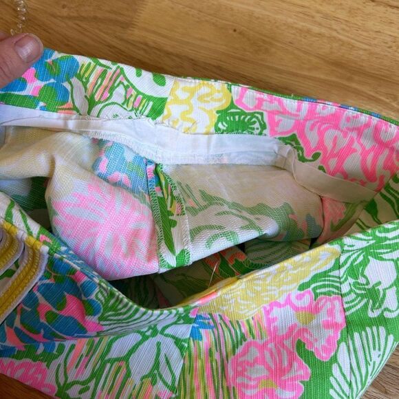 Lilly Pulitzer Size 0 Mini Skirt Zip Back Liner Removed Jasmine Skort - No Skort - Picture 14 of 15